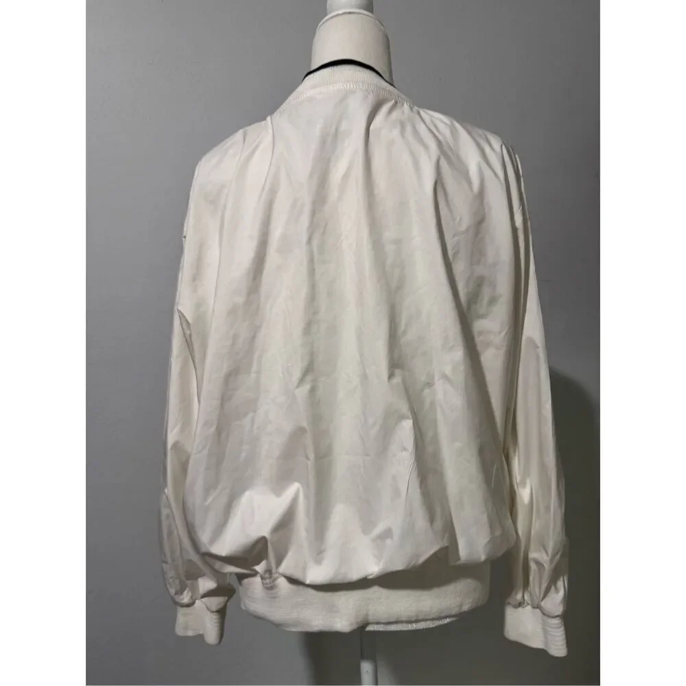 Polo Sport Ralph Lauren vintage off white preppy windbreaker jacket M